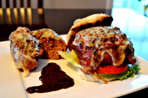 Beer-Can Cheeseburgers