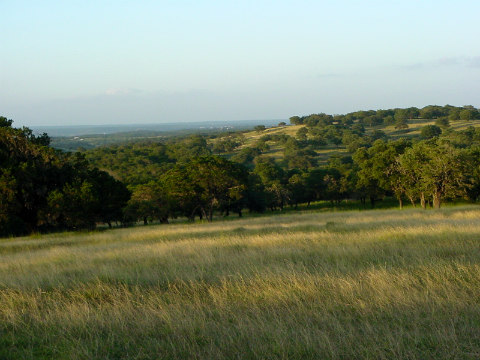 The landscape at Broken Arrow Ranch
