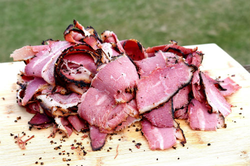 Sliced pastrami