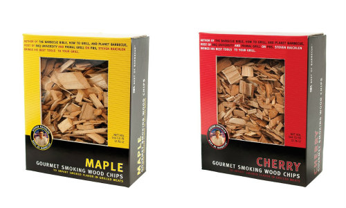 Maple and cherry wood chips