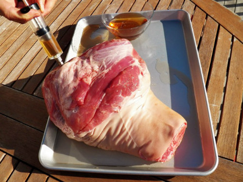 Injecting ham