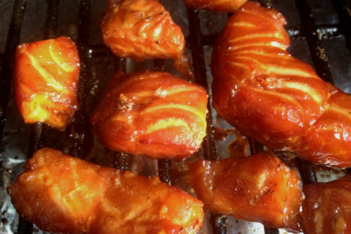 Salmon smoking