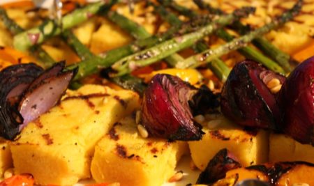 Tuscan Grilled Polenta and Vegetable Platter