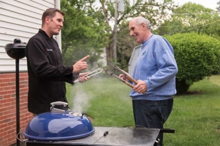 Kevin Kolman and His Father