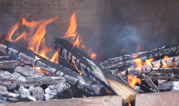 Wood Burning Grill