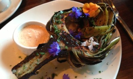 Grilled Artichoke at OX Restaurant