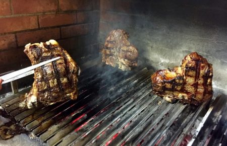 Steak and Potatoes: Florentine Steak and Garlic Fingerlings