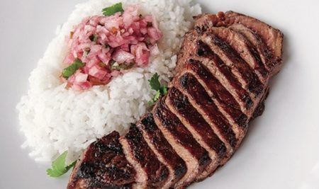 Tamari-Glazed Steak