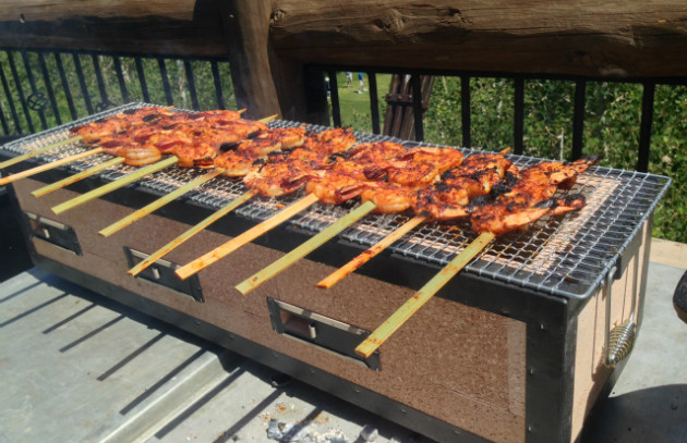 Japanese indoor shop tabletop grill