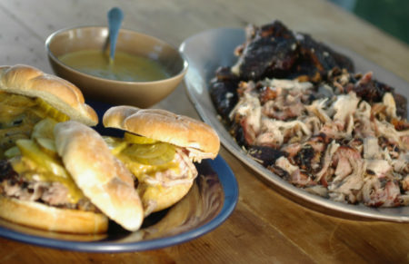 Pulled pork sandwiches