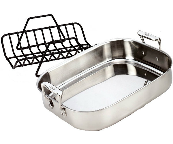 Stainless Steel Roasting Pan with Rack