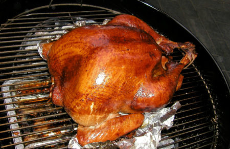 Turkey on the grill