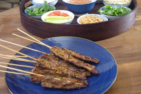 Beef sates