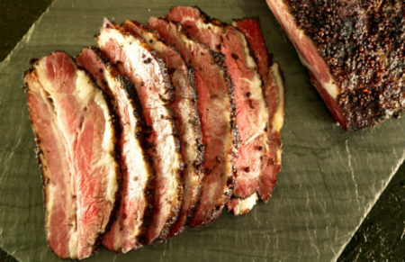 Sliced pastrami