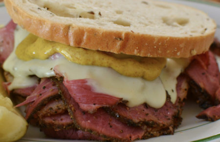 Hot pastrami on rye