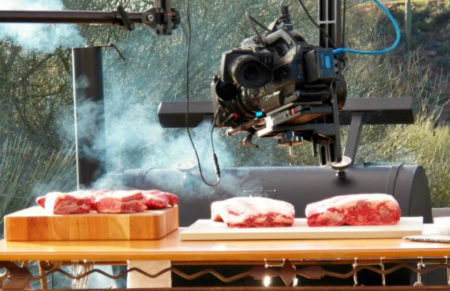 Cameras, meat and smoker