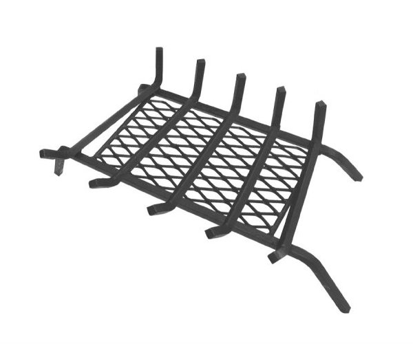 Fireplace Grate with Ember Retainer