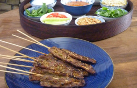 Beef satays