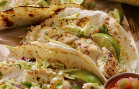 Grilled fish tacos