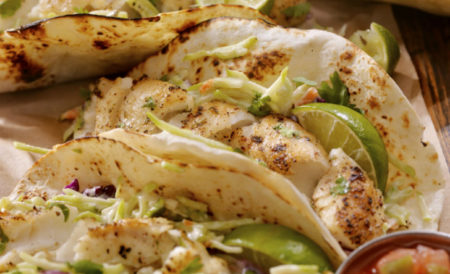 Grilled fish tacos