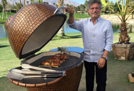 Steven Raichlen with Komodo Kamado grill