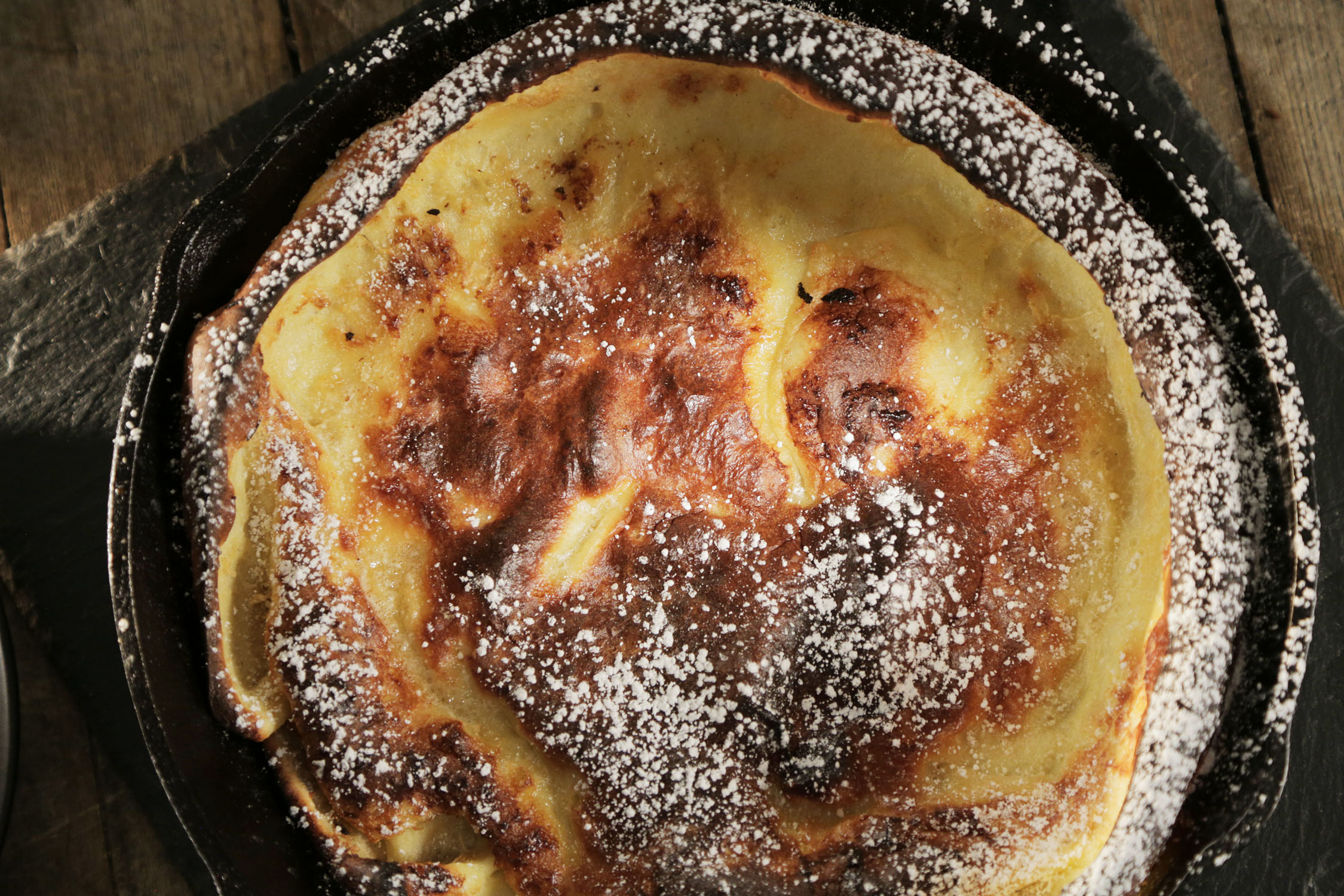 Mile-High Pancake Recipe | Dutch Baby Pancake - Barbecuebible.com