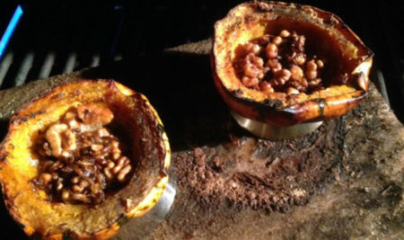 Squash on salt slab
