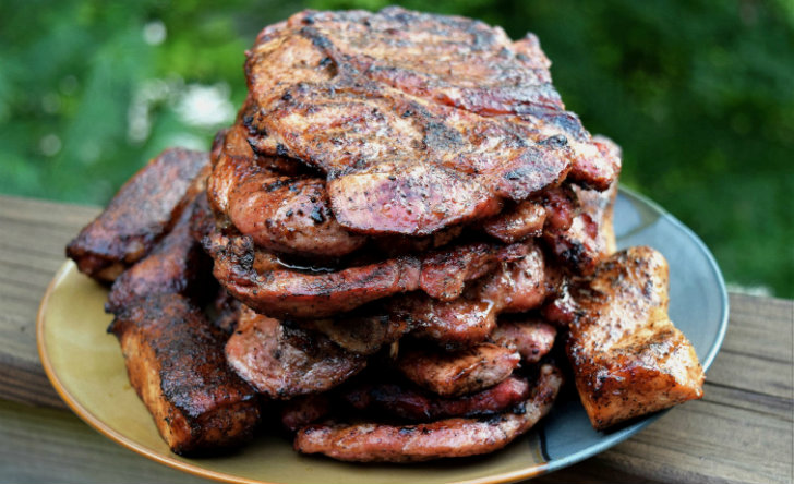 Monroe County-Style Pork Steaks
