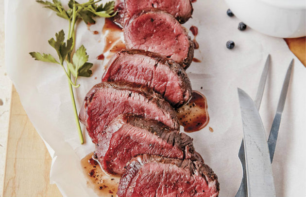 Grilled venison