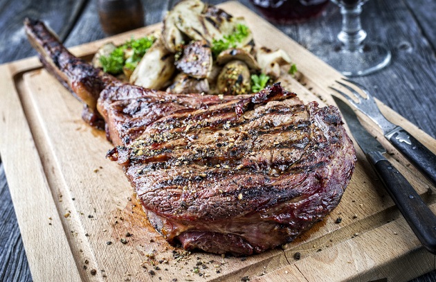 Steak and Potatoes: First Up, Tomahawks and Hasselbacks