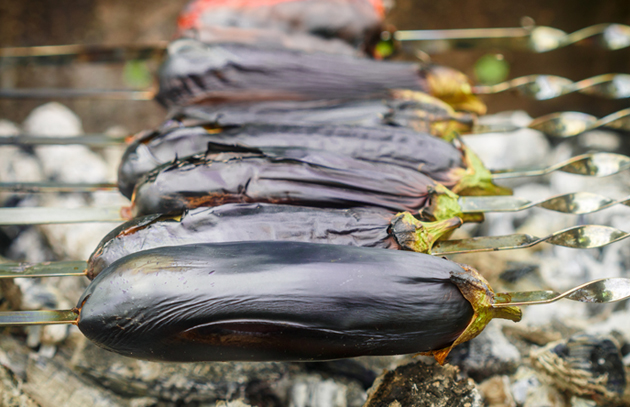 Charred Eggplants