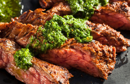 Skirt Steak with Chimichurri