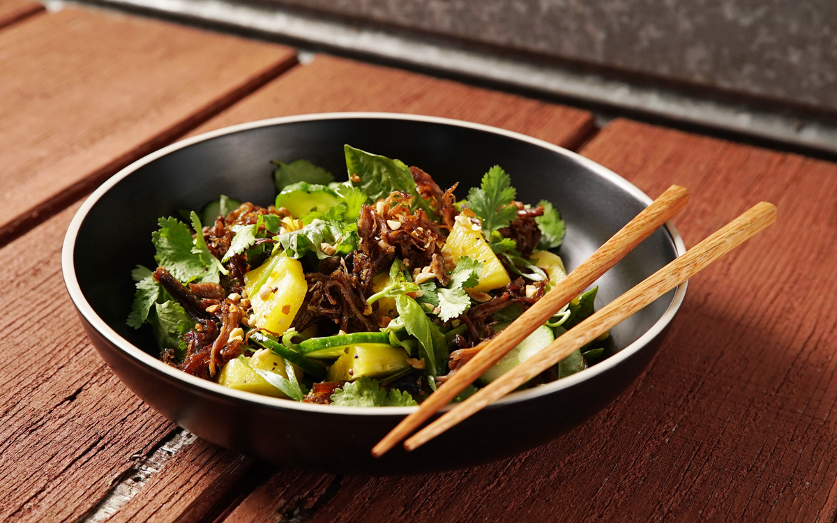 Vietnamese Crispy Brisket Salad Recipe - Barbecuebible.com