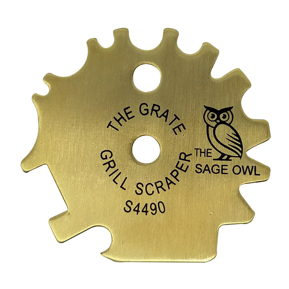 The Sage Owl Brass Grill Scraper 