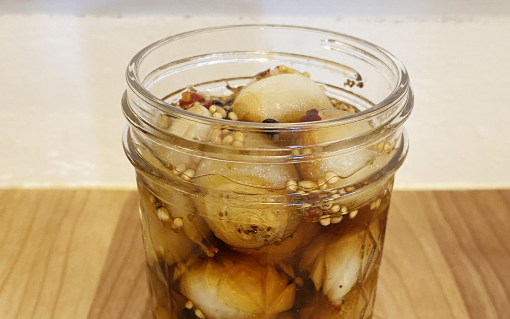 Smoked Cocktail Onions