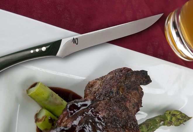 Forever Sharp 4 Piece Gourmet Steak Knife Set