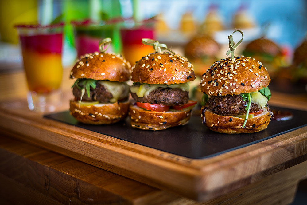 Wagyu Cheeseburger Sliders 