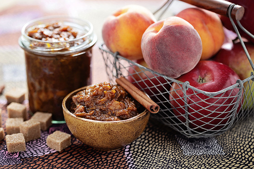 Peach-Pecan Chutney