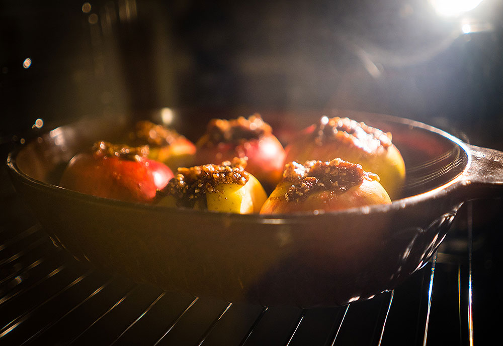 Fire Roasted Apple - October Dinner Plan