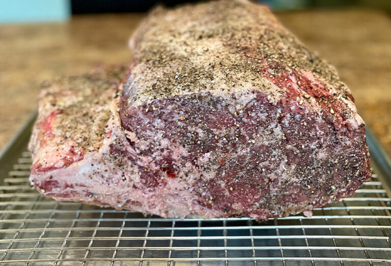 Rotisserie Prime Rib for the Holidays