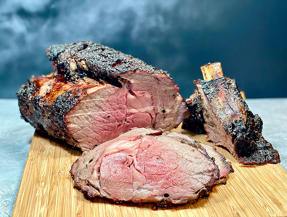 Sizzling Juicy Rotisserie Prime Rib for the Holidays