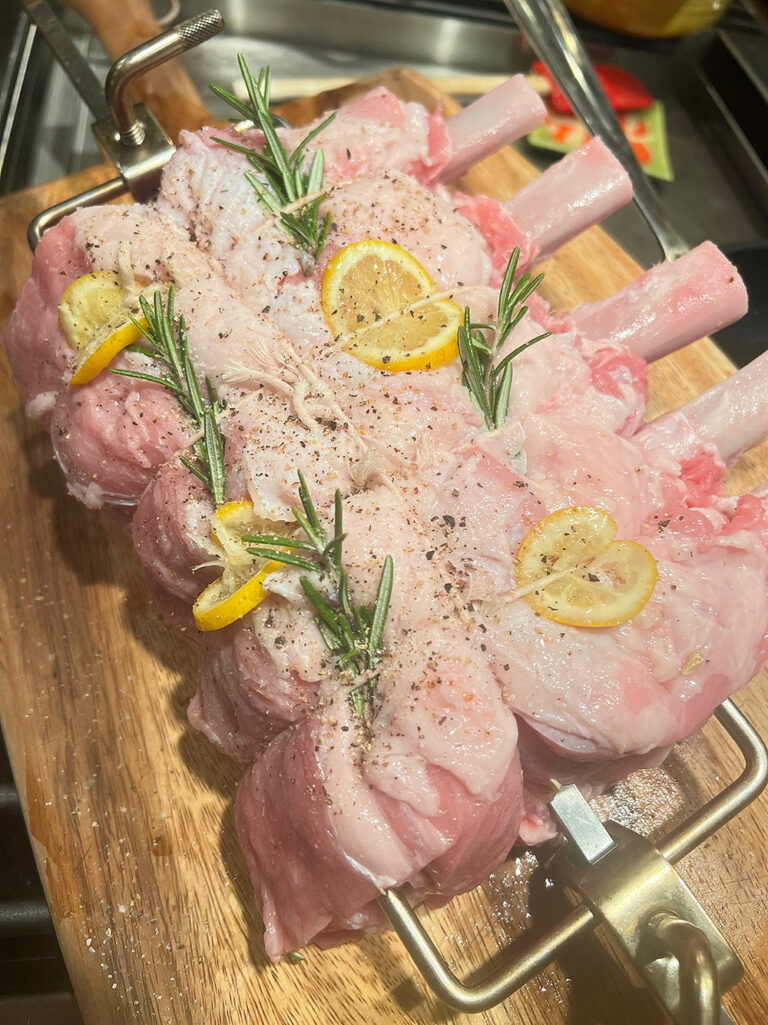 Rotisserie Rack Of Veal Recipe