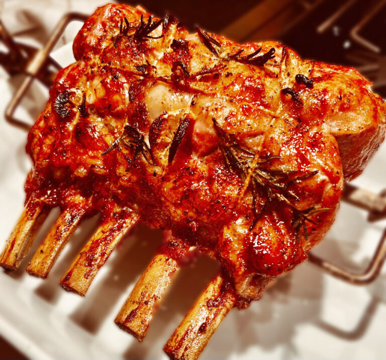 Rotisserie Rack Of Veal Recipe - Barbecuebible.com