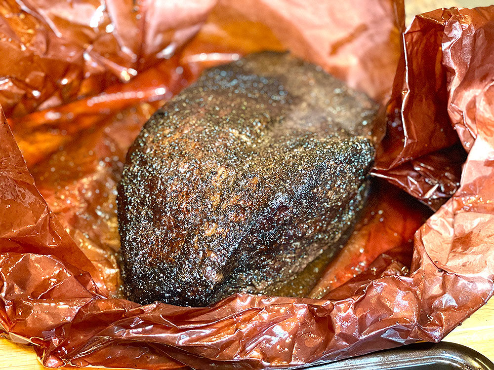 Brisket in Paper