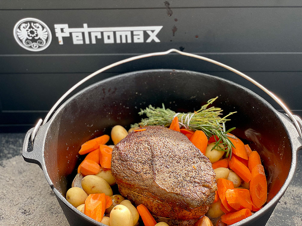 A Campfire Pot Roast with the Petromax Dutch Oven
