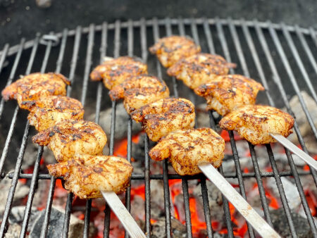 Three-Alarm Grilled Shrimp