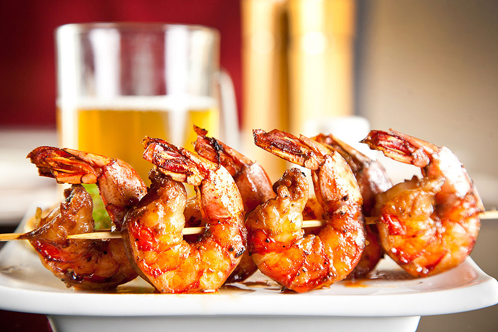 Grilled Fireworks Shrimp