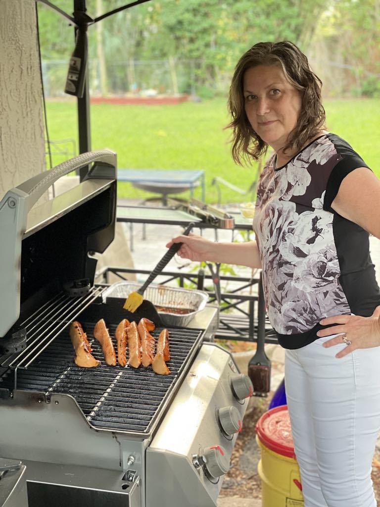 Kelley DeTuro on the Grill