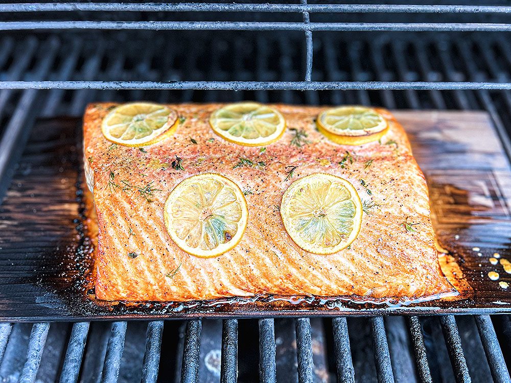 Cedar Plank Grilled Salmon