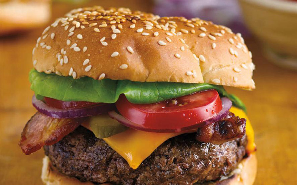 Bacon and Smoked Cheese Burger